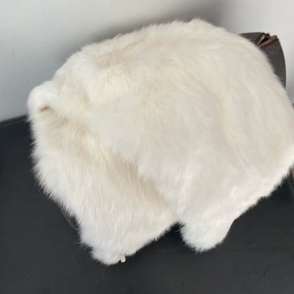 Winter fur rabbit fur coat - Picture 6 of 13